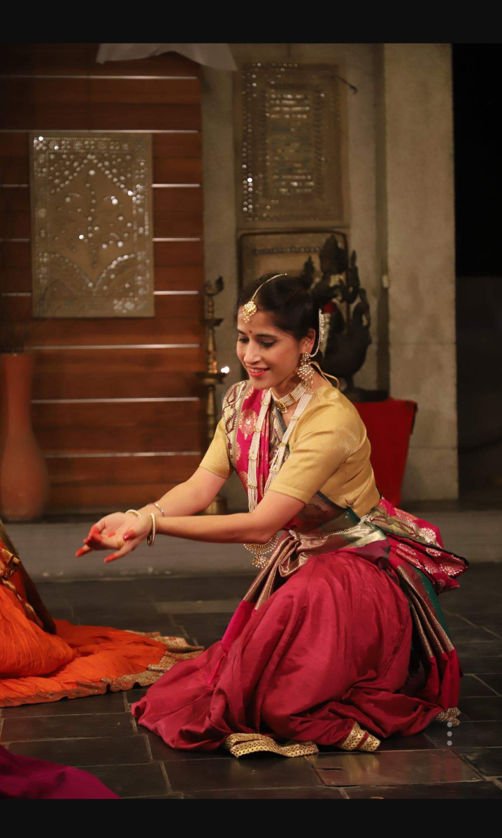 Raman performing Kathak